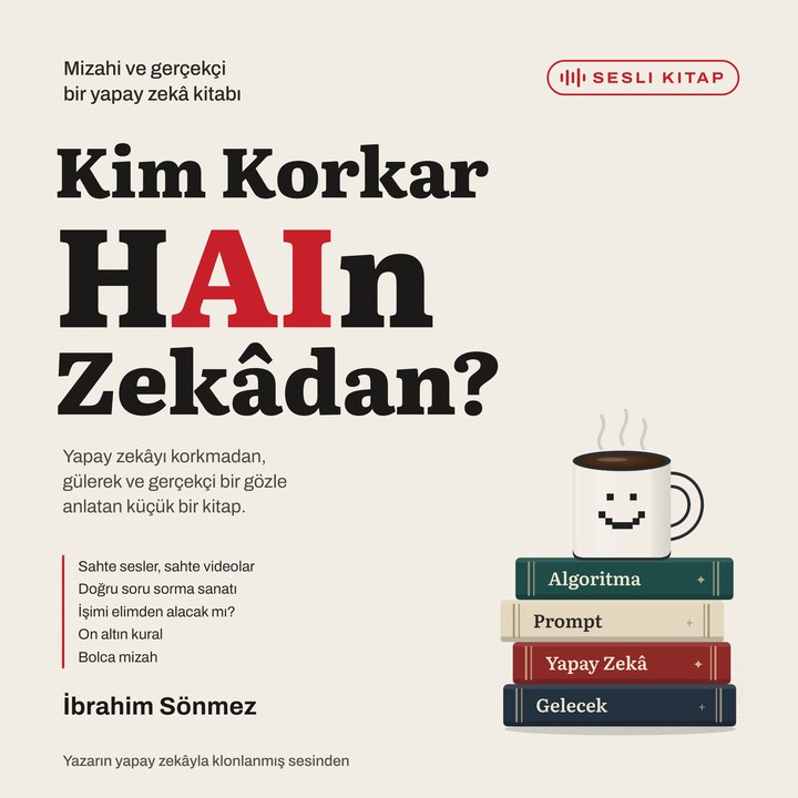 Kim Korkar HAIn Zekâdan? sesli kitap kapağı