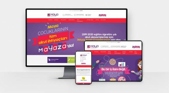 Maya Okulları projesinin ekran görüntüleri