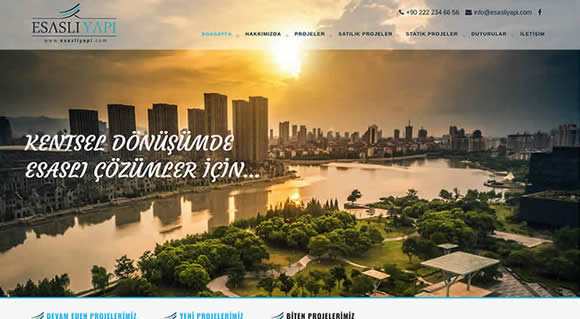 Esaslı Yapı Web Sitesi